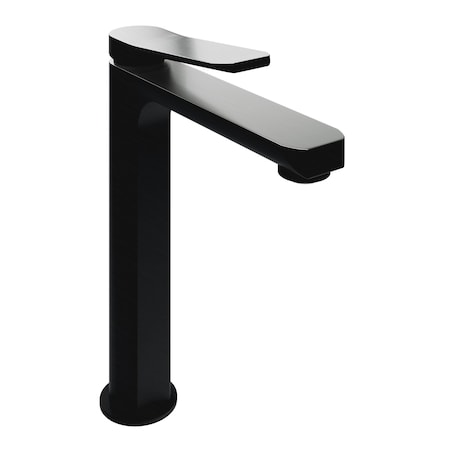 Anzzi 1-Handle Bathroom Vessel Sink Faucet in Matte Black and Brushed Nickel L-AZ901MB-BN